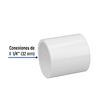 Cople de PVC, 1-1/4' - PVC-264 / 45529