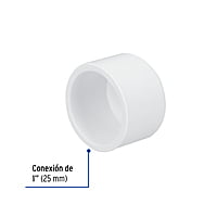 Tapón de PVC, 1' - PVC-363 / 45425