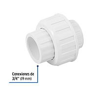 Tuerca unión lisa de PVC, 3/4' - PVC-972 / 45436