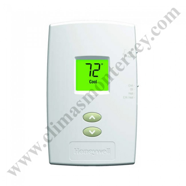 Pro 1000 Termostato, No Programable, 1 Frio-2 Calor, Display 1.32 In - Th1210D1008