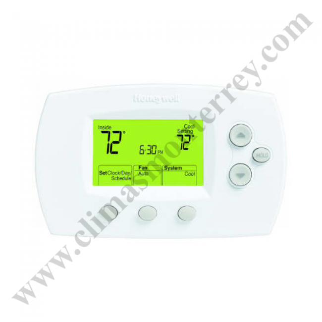 Pro 6000 Termostato, Programable 5-1-1, 1-Frio 1-Calor, Display 3.75 In - Th6110D1005