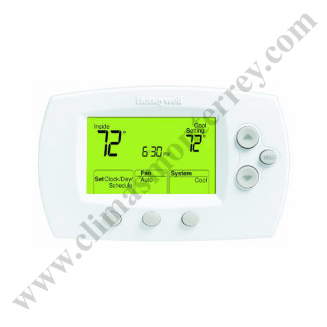 Pro 6000 Termostato, Programable 5-1-1, 1-Frio 1-Calor, Display 5.09 In - Th6110D1021