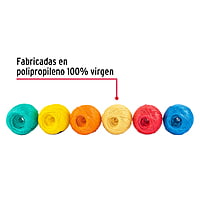 Rollo de rafia de 230 m colores surtidos calibre 2.2 g/m - RAF-250C / 45033