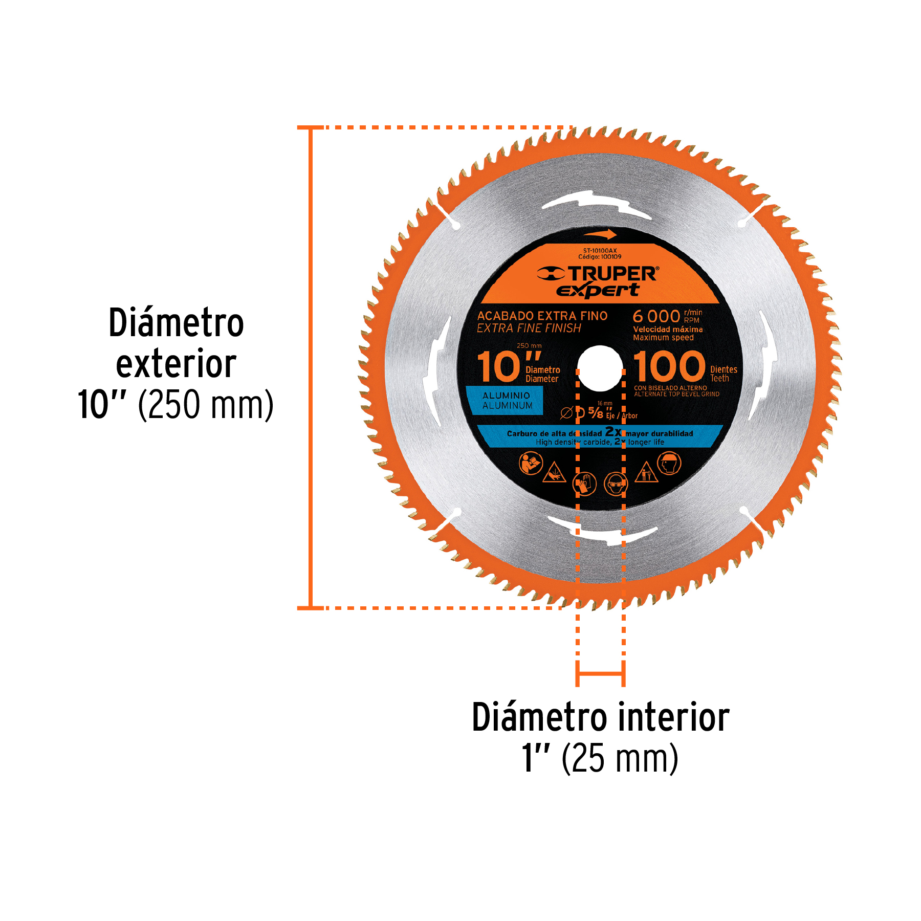 disco-sierra-p-aluminio-10-100d-centro-5-8-expert-st-10100ax-100109