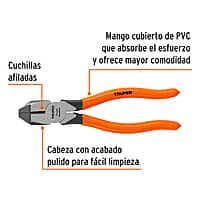 Pinza profesional para electricista 7', mango de PVC - T201-7 / 17303