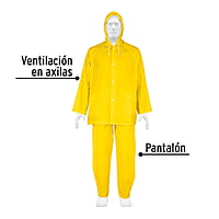 Conjunto impermeable,PVC,espesor 0.10mm,talla grande, Pretul - TRA-PRO-M-P / 27094