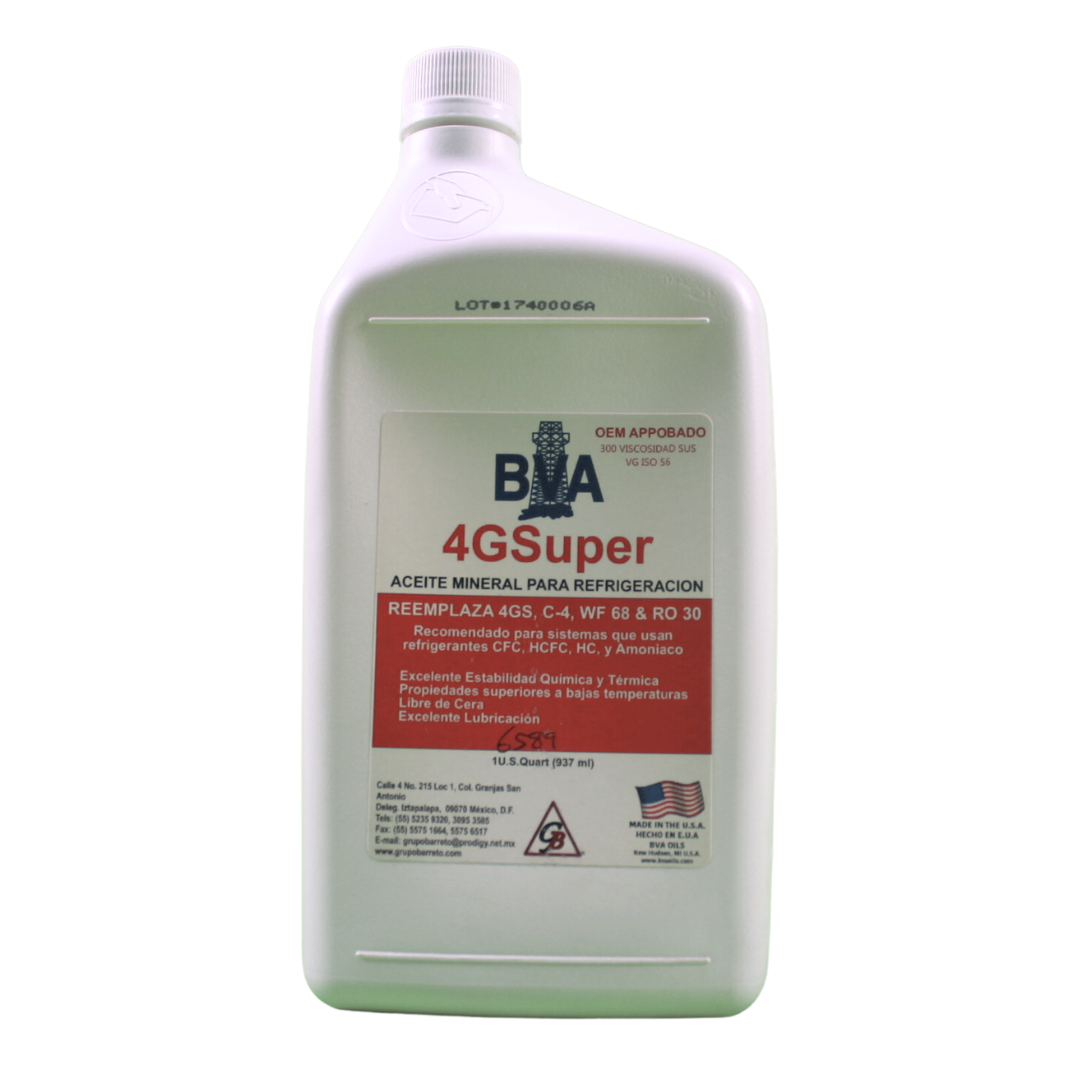 Aceite Mineral Iso 68,Sus 300 937Ml (1/4 Galon) - 4Gsuper-Q