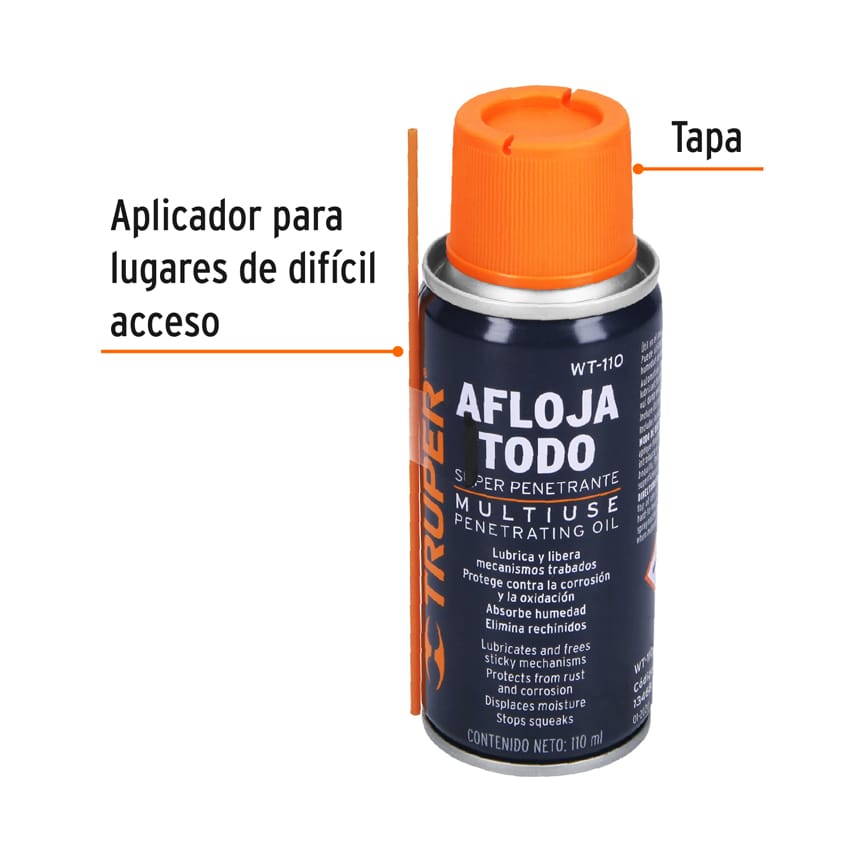 Aceite multiusos en aerosol, 110ml (4oz) - WT-110 / 13468