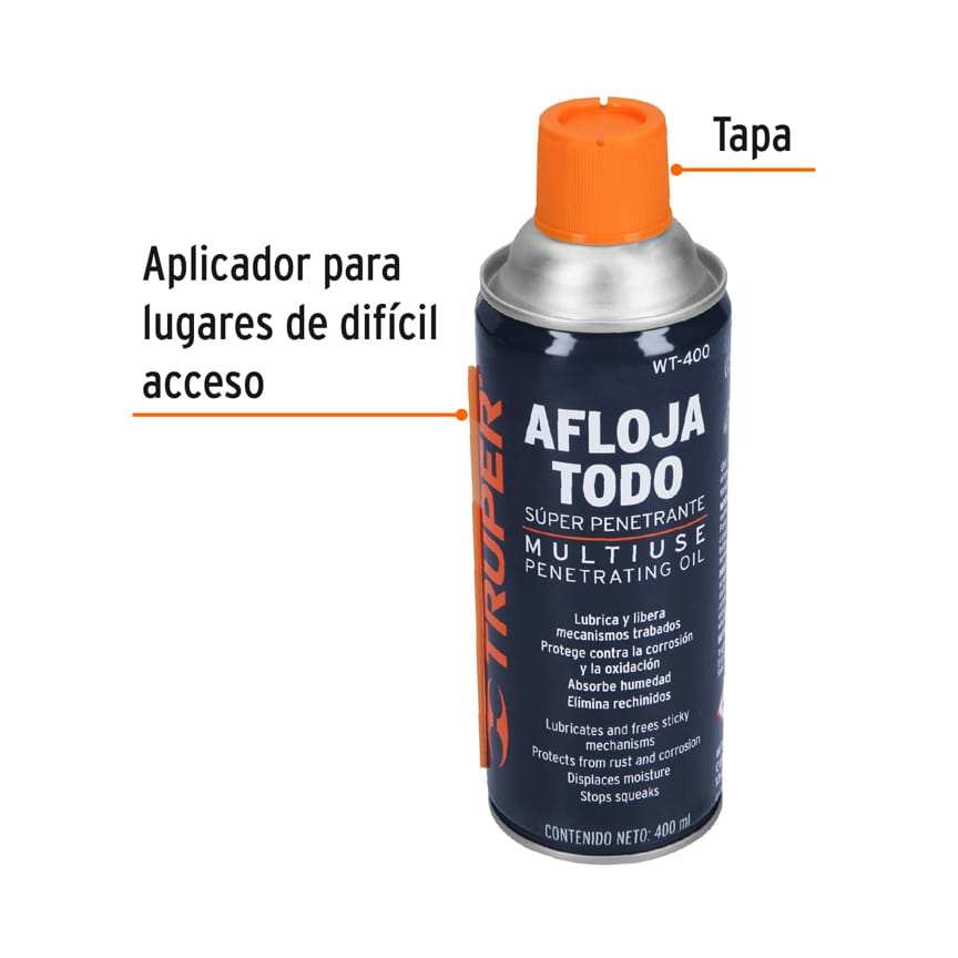 Aceite multiusos en aerosol, 400ml (14oz) - WT-400 / 13471