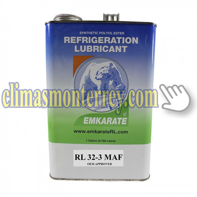 Aceite Refrigeracion Syntetic Polyol Ester Galon,Refrigerantes Cfcs Y Hcfc - Rl-32Hgal