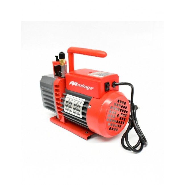 Bomba de vacio 3CFM, 1/3 HP, 2 etapas,110V con válvula anti retorno Mirage, 18011 - MVP230S