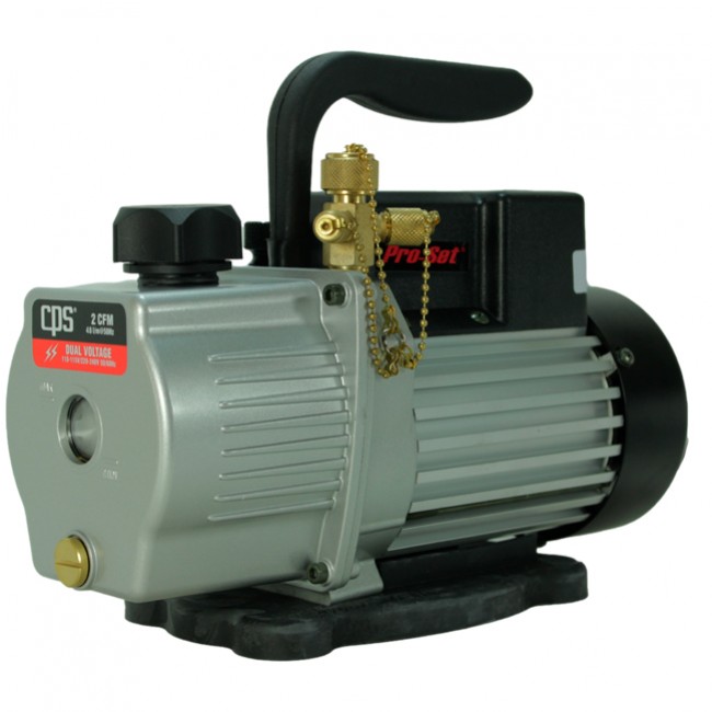 Bomba De Vacio De 1/3 Hp, 2 Cfm, 2 Etapas , 330 Ml Aceite, Voltaje 115, 1720 Rpm - Vp2D