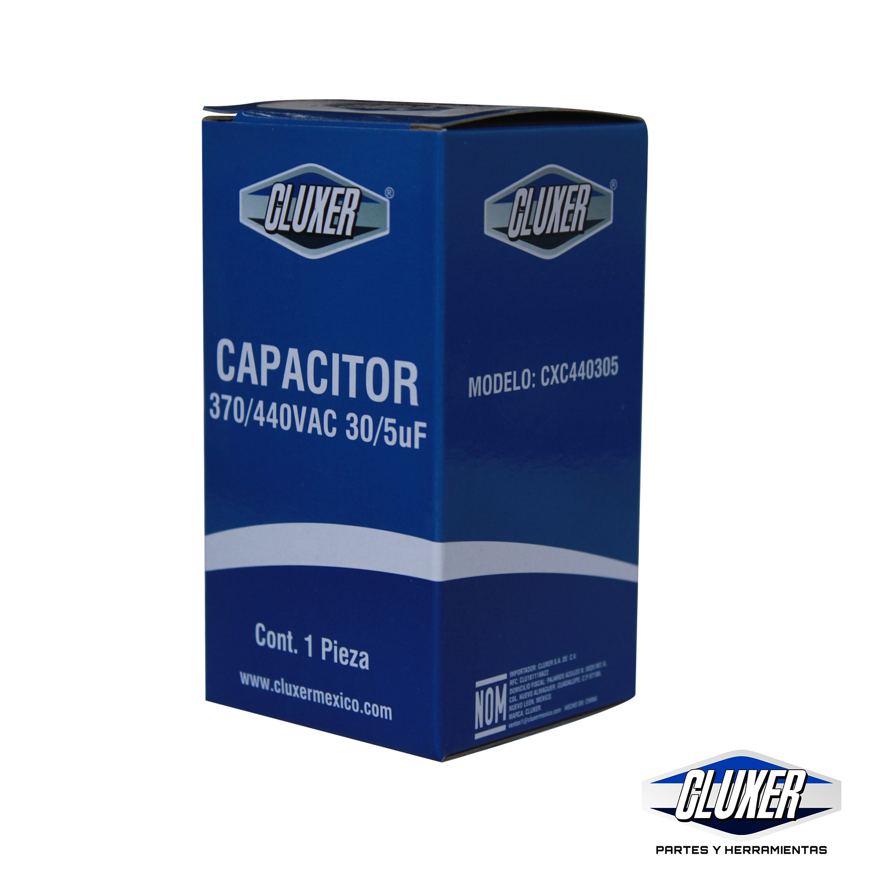 Capacitor De Trabajo 30/5 Mf / Cluxer - CXC440305