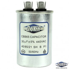 Capacitor De Trabajo, 30Mf, 440Vac +-5%, 50/60Hz / Cluxer - CXC44030