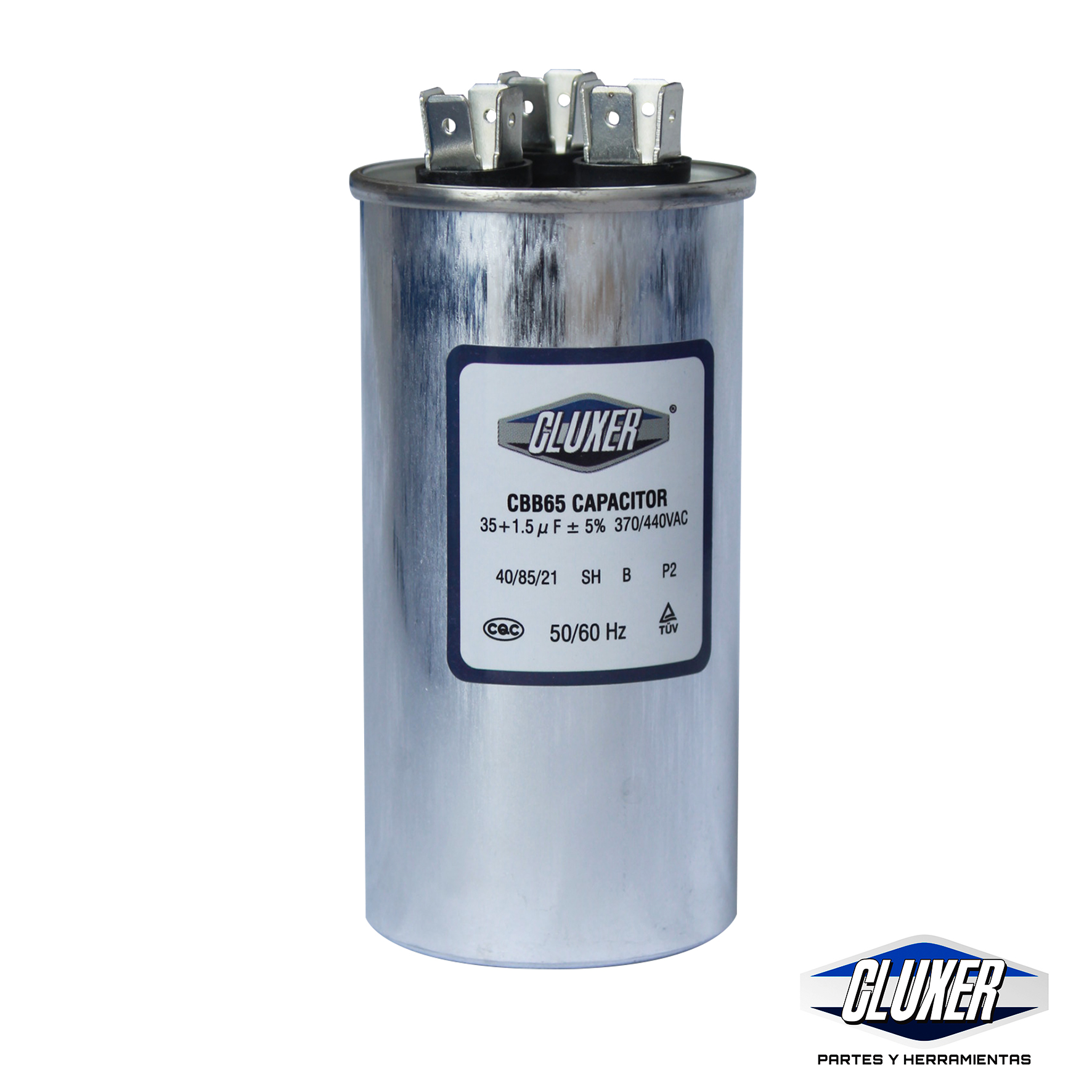 Capacitor De Trabajo, 35/1.5Mf, 440V  -5%, 50/60Hz / Cluxer - CXC4403515