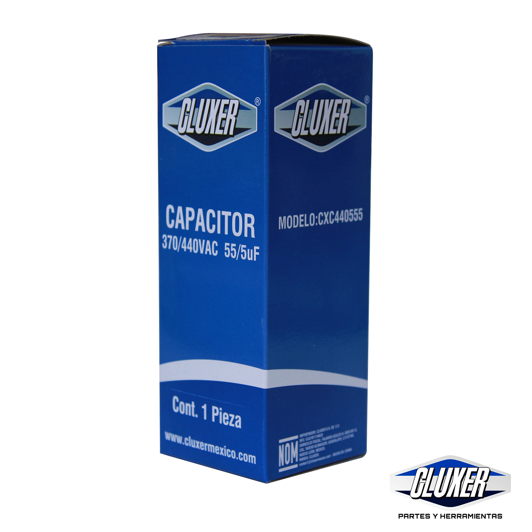 Capacitor De Trabajo 55/5 Mf / Cluxer - CXC440555