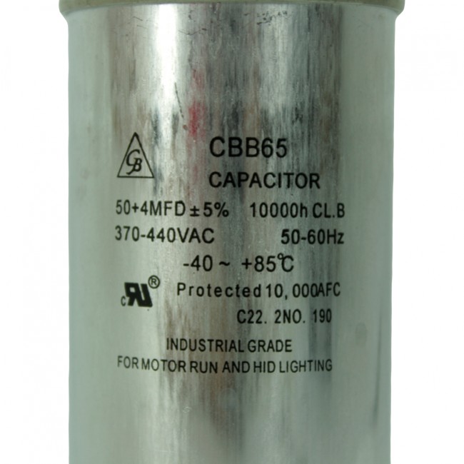 Capacitor Dual 50+4 MFD 440 VAC