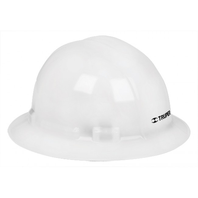 Casco de seguridad, ala ancha, blanco - CAS-BX / 10567