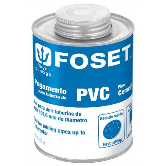 Cemento azul para PVC, hasta 12', bote 500 ml - PPVCA-500 / 42027