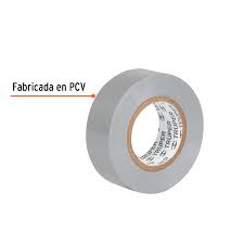 Cinta de aislar de 9 m x 19 mm, gris, Truper - M-22G / 13516