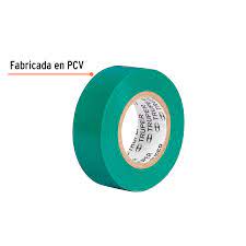 Cinta de aislar de 9 m x 19 mm, verde, Truper - M-22V / 13511