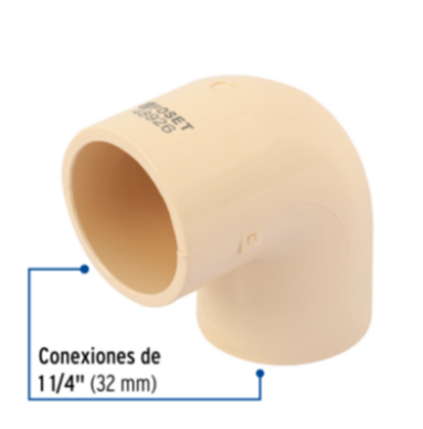 Codo 90° CPVC 1-1/4' - CPVC-564 / 48926