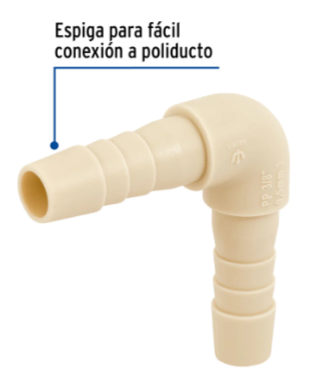 Codo 90° inserción, 3/4' - CM-563 / 48563