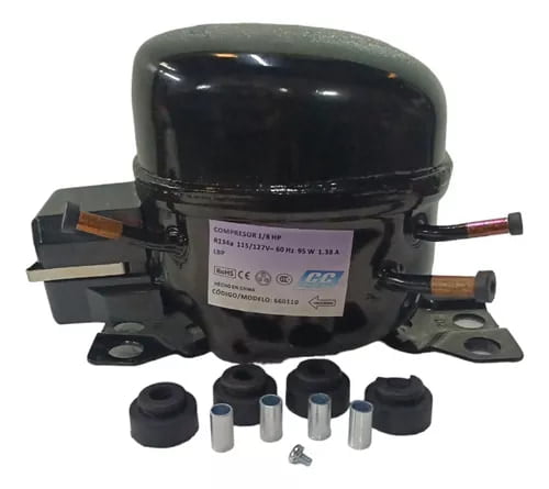 COMPRESOR 1/8 HP 115/127V 60Hz R134 1PH - 660110