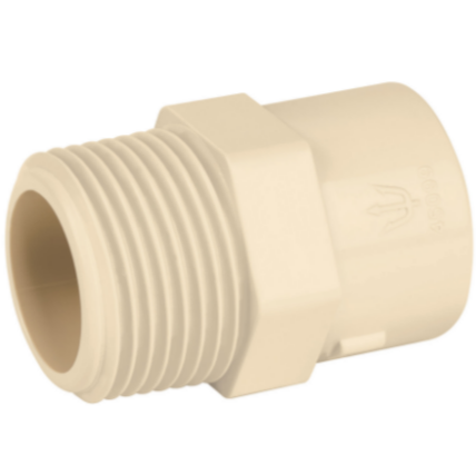 Conector macho de CPVC 3/4' - CPVC-612 / 45099