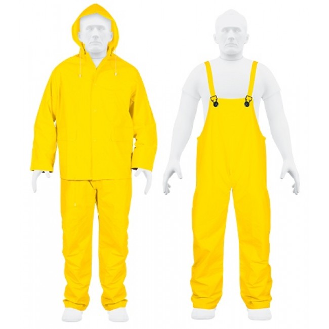 Conjunto impermeable, talla mediana, PVC - TRA-PRO-M / 14418