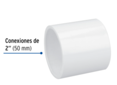 Cople de PVC, 1-1/2' - PVC-265 / 45530