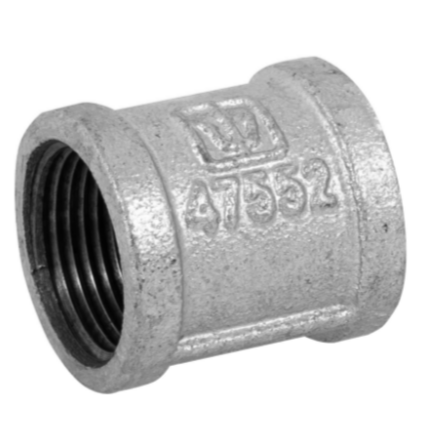 Cople reforzado, acero galvanizado, 1' - CG-203 / 47552