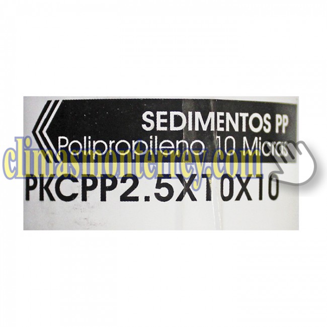 Filtro De Sedimento Polyspun 2.50 X 10 10 Mic - Pkcpp2.5X10X10-2