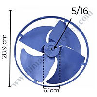 Aspa Condensador Para Minisplit Mirage 28.5 x 6 cm-12100105000021