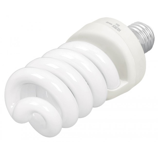 Lámpara 24 W, espiral, luz día, Volteck basic - FOTW-24CP / 26110