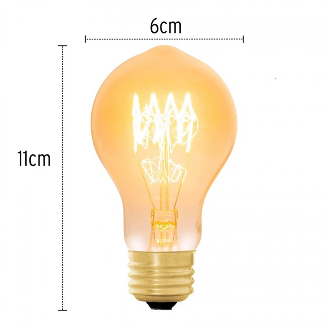 Lámpara incandescente vintage, 40W, bombilla - FIV-40B / 47103