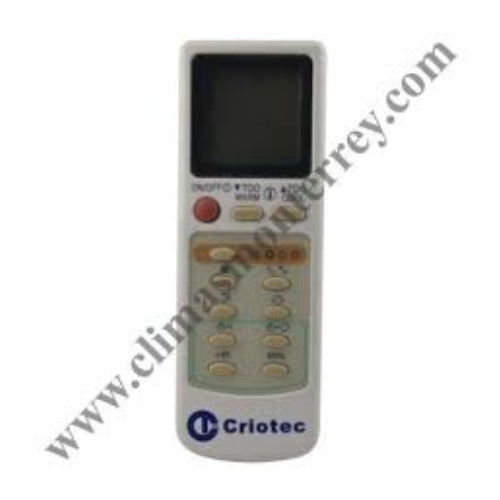 Control Remoto Criotec Mini 1.5, 2, Ton - 141R040012