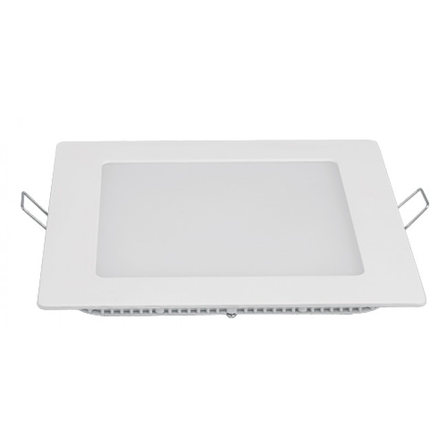 Luminario led slim de empotrar cuadrado, 6500K, 12W - EMP-401L / 48541