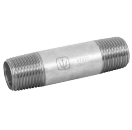 Niple, acero galvanizado, 1/2' x 3', cédula 40 - CG-402 / 47517