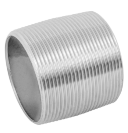 Niple, acero galvanizado, cuerda corrida, 2' - CG-476 / 48791