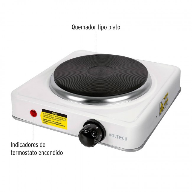 Parrilla eléctrica de disco individual - PAEL-1CD / 49989