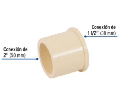 Reducción Bushing CPVC 1-1/2' x 2' - CPVC-241 / 48945