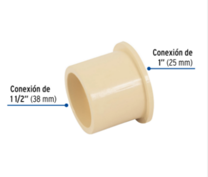 Reducción Bushing CPVC 1-1/2' x 1' - CPVC-239 / 48943