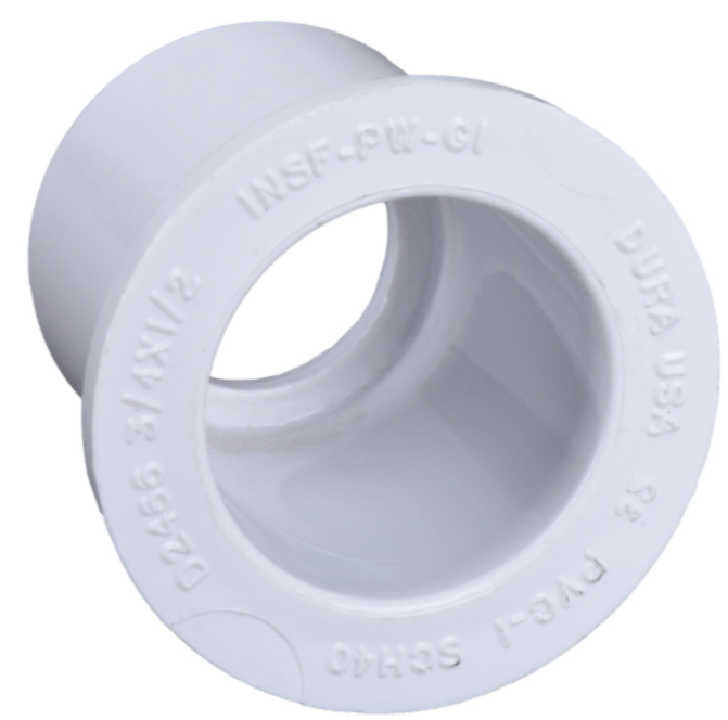 Reducción bushing de PVC, 1-1/2 x 1-1/4' - PVC-235 / 45536