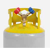 Tanque Para Recuperadora De Gas 50 Lb/400Lbs. Con Val. Flotadora Yellow Jacket - 95013