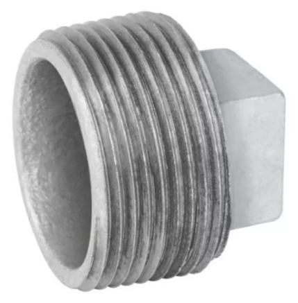 Tapón macho, acero galvanizado, 1-1/2' - CG-315 / 48784