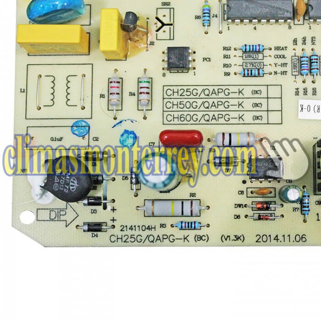 Tarjeta Electronica Evaporadora Para Minisplit Mirage 1Ton, 220V, F/C Ehc121P Vlu - 09Vlms121Te20