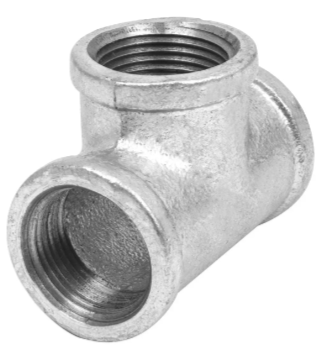 Tee sencilla, acero galvanizado, 1/2' - CG-701 / 47485