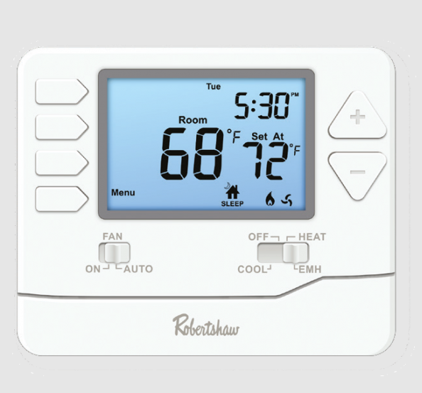 Termostato Programable, 7 dias, 5-1-1, NP, 1H/1C - RS9110