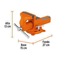 Tornillo de banco tipo Europeo, hierro nodular, 4' - TA-4-L / 100199